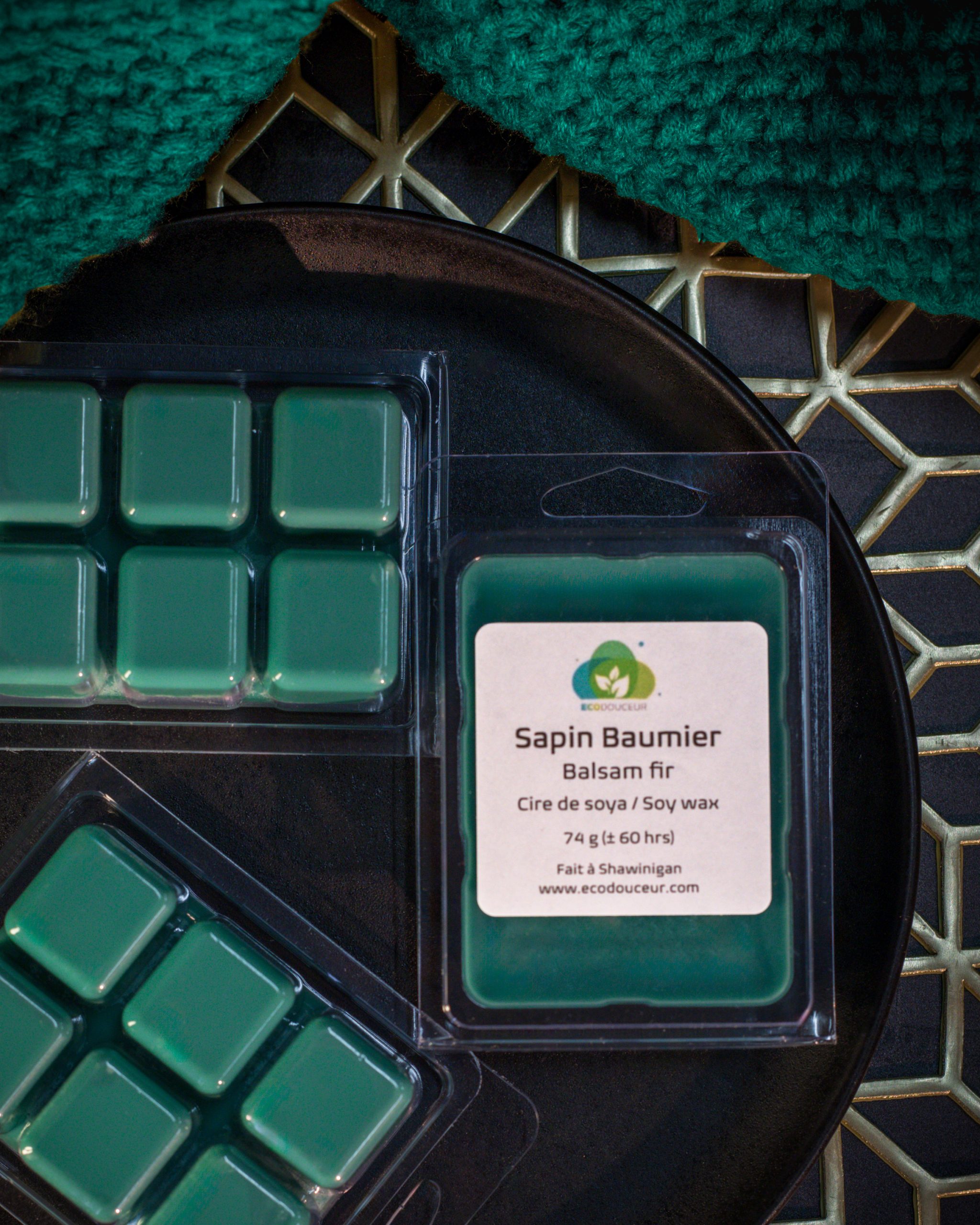 Cube de cire au sapin Baumier 74 g