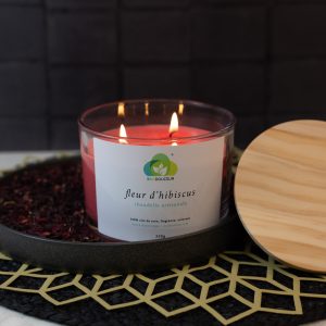 Chandelle fleur d'hibiscus