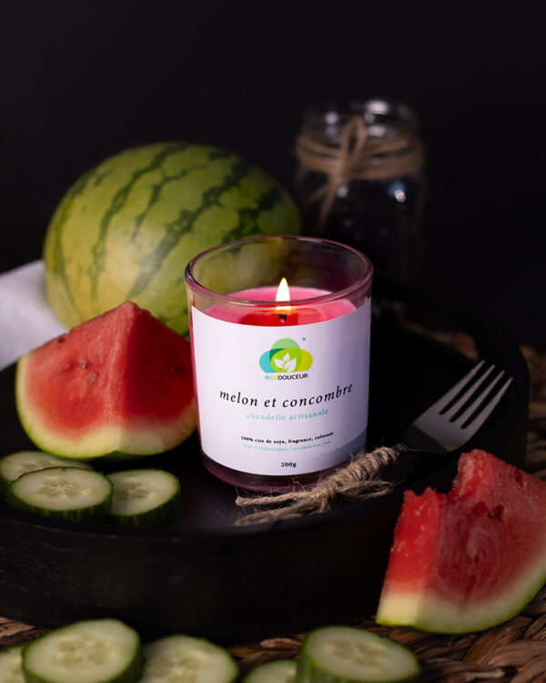 Chandelle melon et concombre