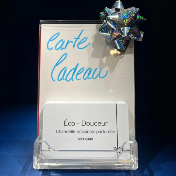 Carte cadeau de la boutique