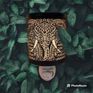 Brûleur de cire mural éléphant