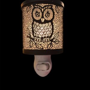 Brûleur de cire mural hiboux