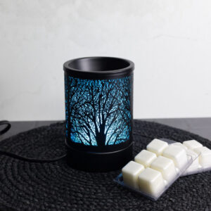 Brûleur pour cube de cire au modèle de forêt