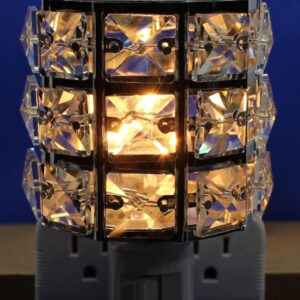 Brûleur cube de cire et HE Crystal mural