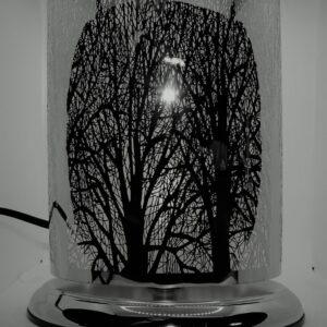 Brûleur de cire et HE tactile forêt argentée