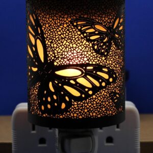 Brûleur de cire mural papillons