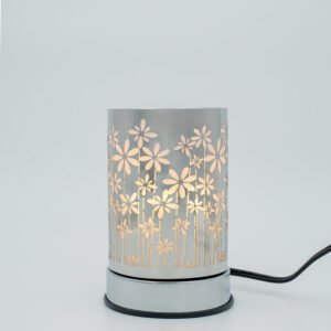 Brûleur de cire et HE motif de fleurs tactile