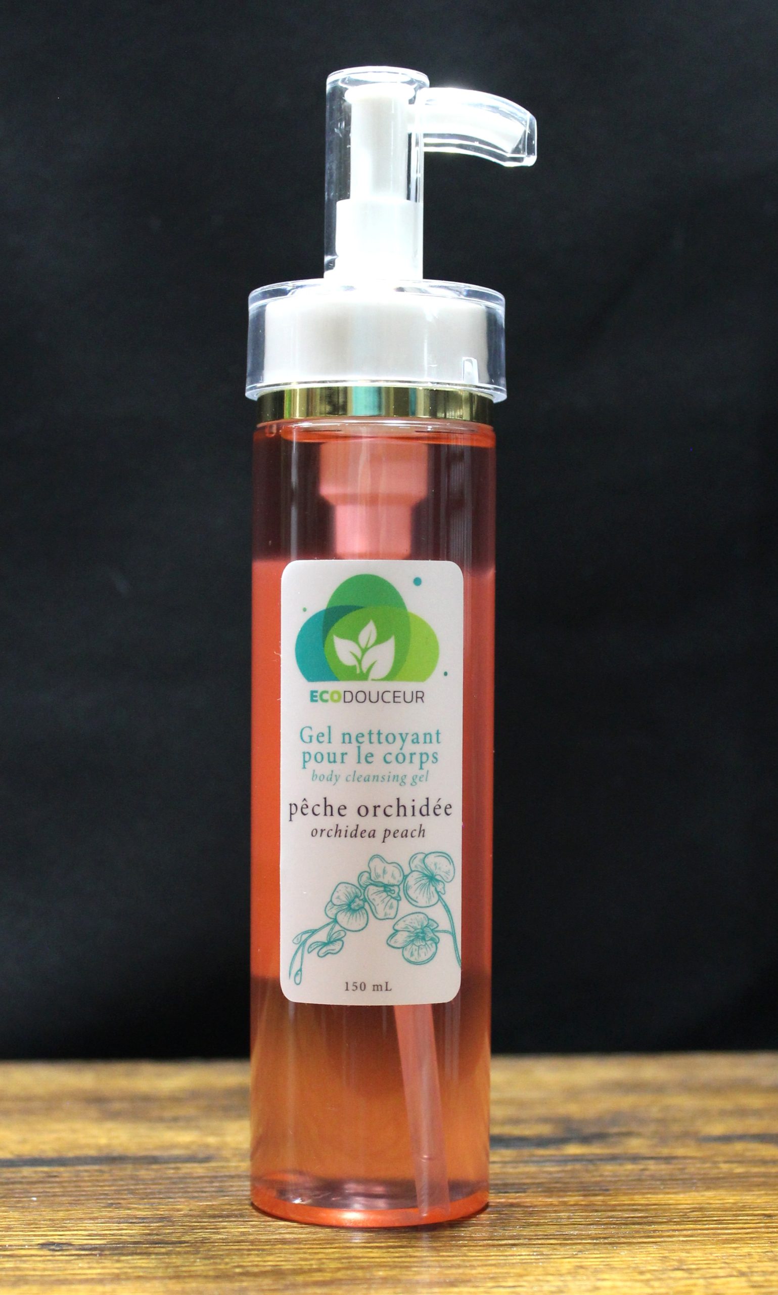 Gel douche Pêche orchidée ( 3 formats disponibles)