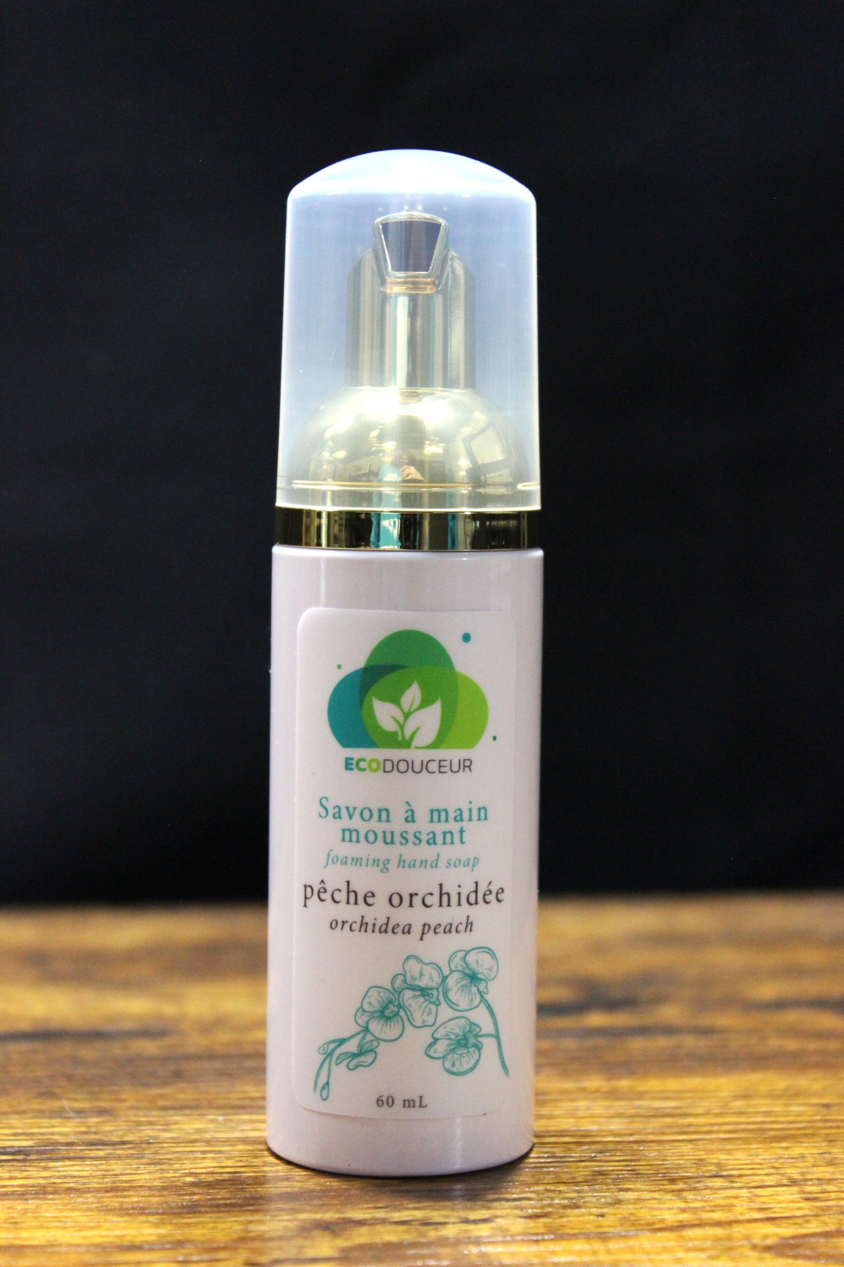 Savon moussant pour les mains Pêche orchidée (2 formats)