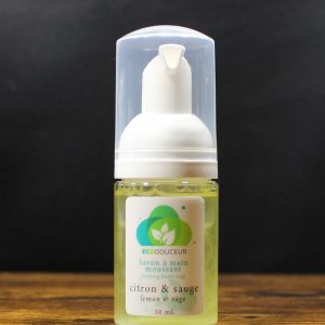 Savon moussant pour les mains Citron et sauge 30 ml